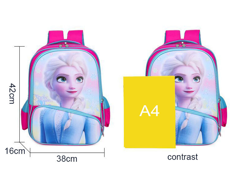 Größe der Prinzessinnen-Schultasche